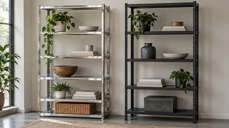 Acero inoxidable vs hierro para estanterías