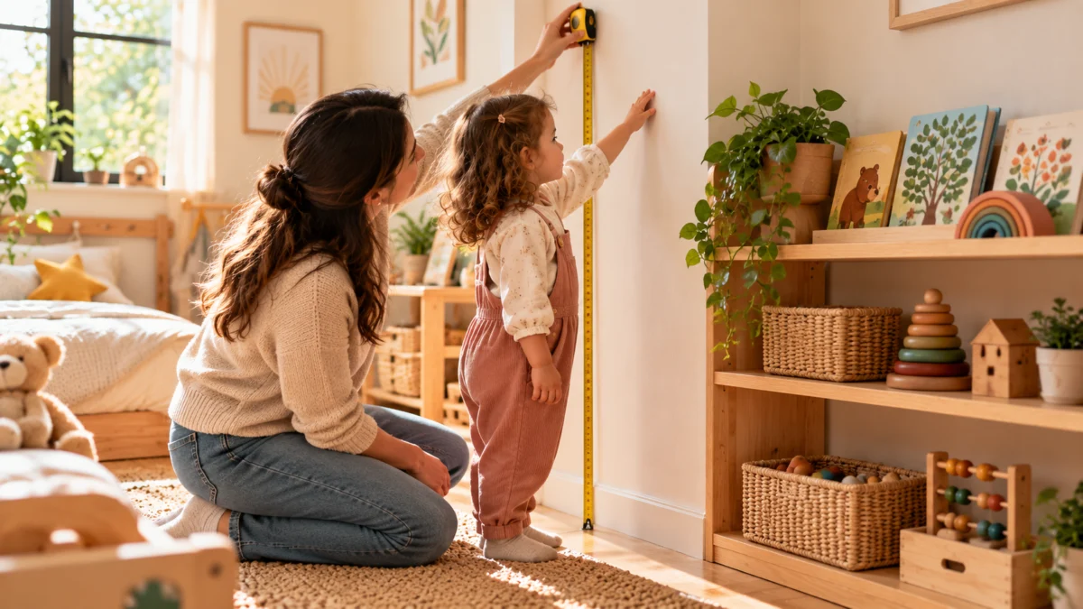 Antes de comprar o montar: mide al niño, no al mueble