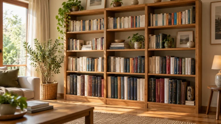 Cómo repartir libros pesados en una estantería para reducir la flexión de las baldas