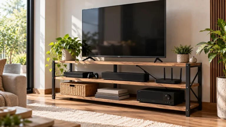 Cuánto peso debe soportar un estante para TV y equipos electrónicos